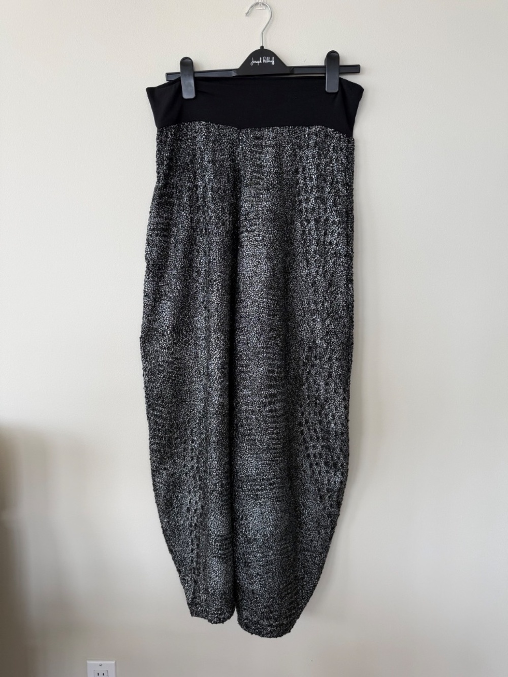 Marianne Greaves Metallic Bubble Lantern Pants Medium NWT - Picture 4 of 8